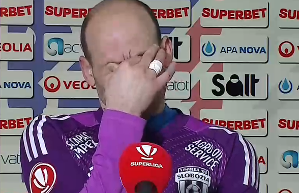 Fotbalistul a izbucnit în lacrimi și a plecat de la interviu: „Suntem ca după o înmormântare”