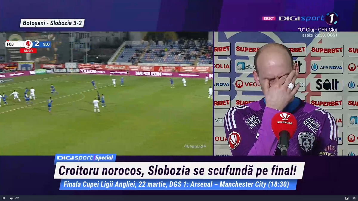 Fotbalistul a izbucnit în lacrimi și a plecat de la interviu: „Suntem ca după o înmormântare”