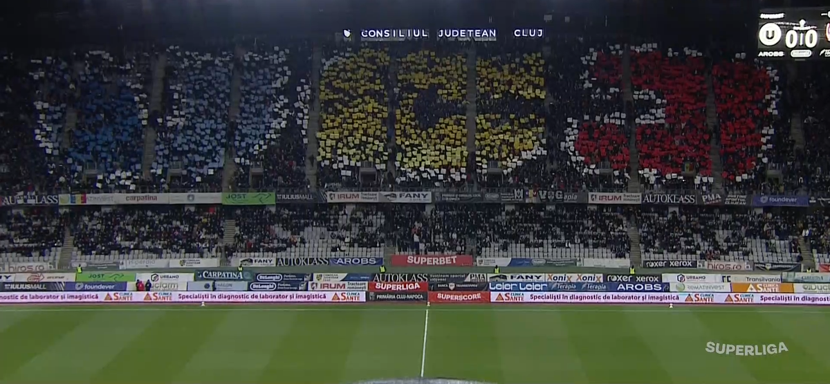 Scenografie U Cluj - CFR Cluj