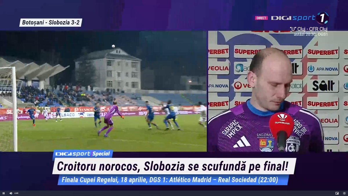 Fotbalistul a izbucnit în lacrimi și a plecat de la interviu: „Suntem ca după o înmormântare”