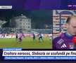Denis Rusu, în lacrimi după Botoșani - Slobozia // FOTO: captură @Digi Sport