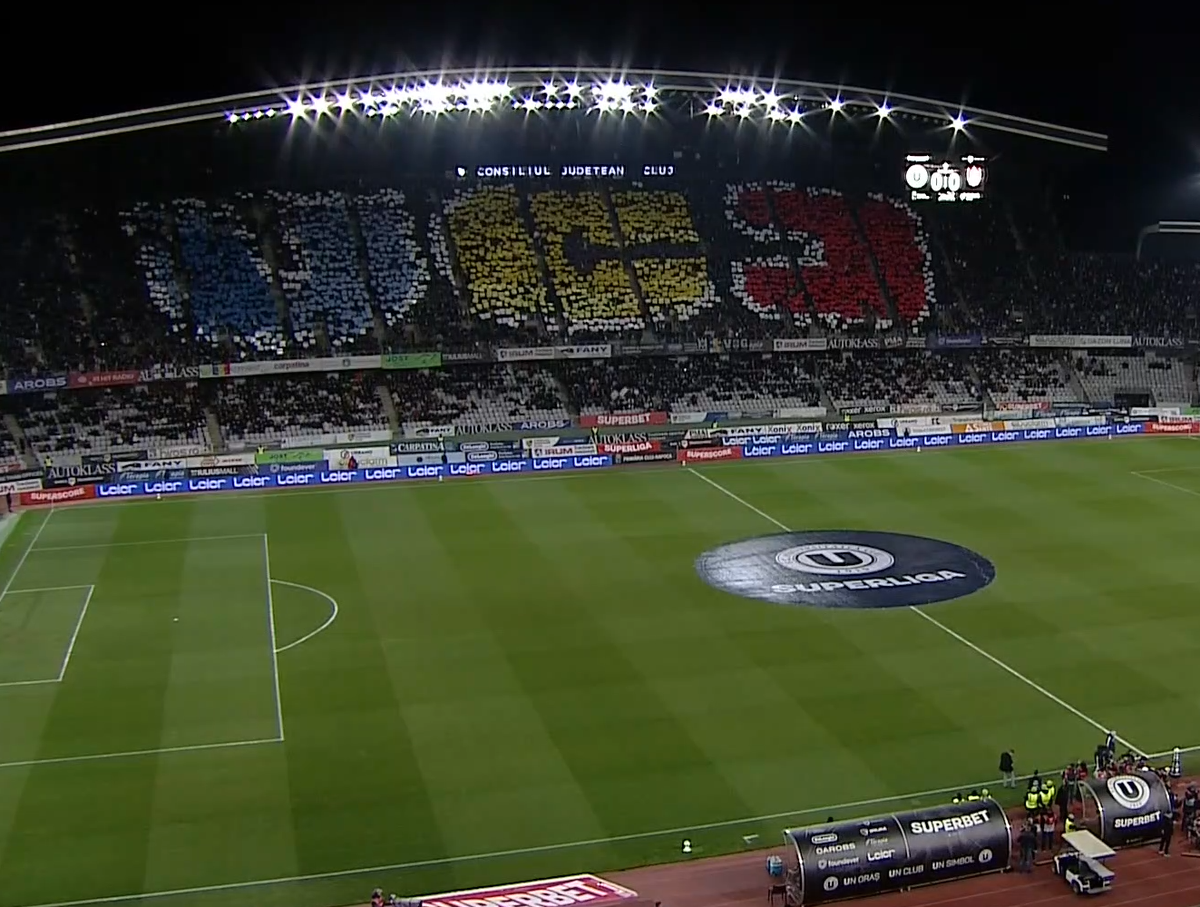 Scenografie U Cluj - CFR Cluj