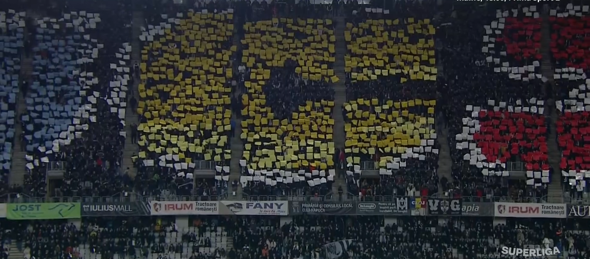 Scenografie U Cluj - CFR Cluj