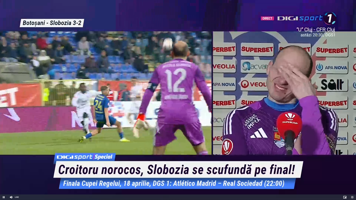 Fotbalistul a izbucnit în lacrimi și a plecat de la interviu: „Suntem ca după o înmormântare”