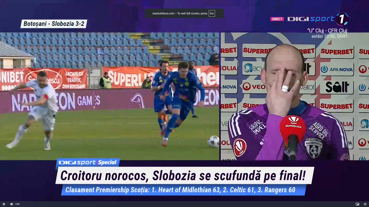 Fotbalistul a izbucnit în lacrimi și a plecat de la interviu: „Suntem ca după o înmormântare”