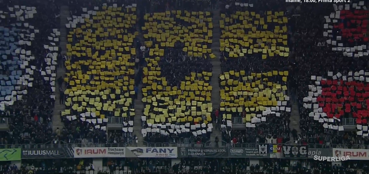 Scenografie U Cluj - CFR Cluj