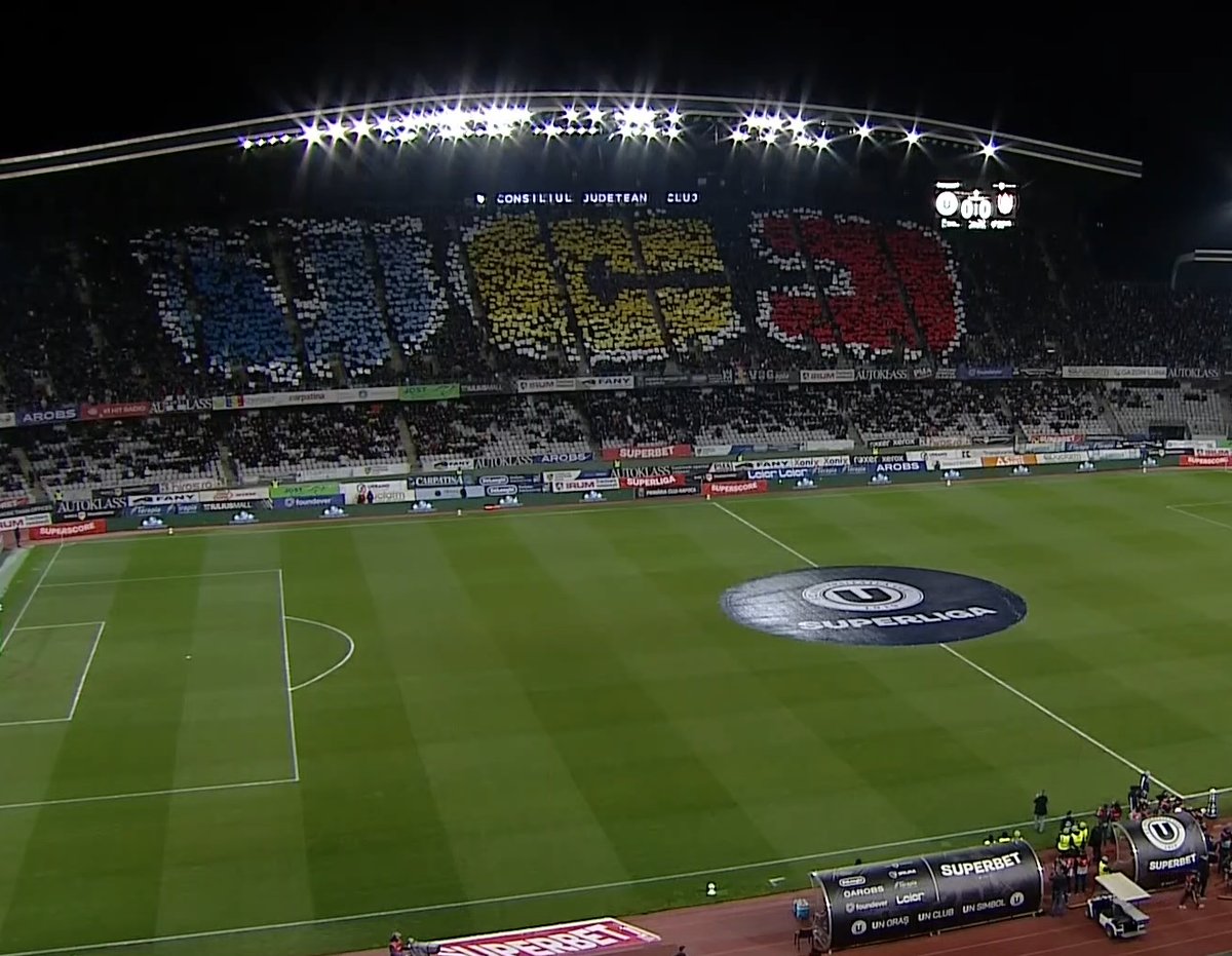 Scenografie U Cluj - CFR Cluj