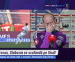 Denis Rusu, în lacrimi după Botoșani - Slobozia // FOTO: captură @Digi Sport