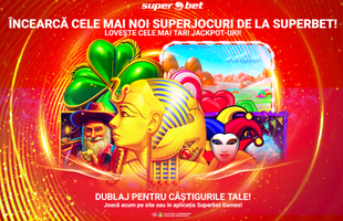 Distrează-te cu cele mai noi jocuri din oferta de Superbet Casino!