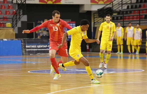 Echipa națională de futsal a zdrobit Macedonia de Nord, dar a ratat calificarea la EURO 2022