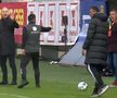 Momentul disputei dintre Edi Iordănescu și Toni Petrea // foto: captură @ Telekom Sport