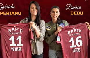 Rapid a mai anunțat două transferuri: Denisa Dedu și Gabi Perianu vor juca în vișiniu