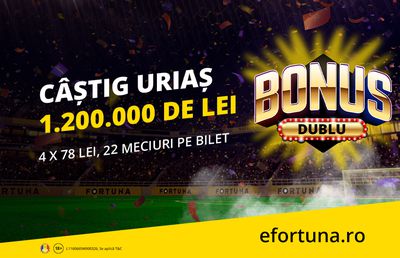 Cine ia 22 de meciuri, le prinde pe toate! Bucureșteanul-minune a câștigat 1.200.000 de lei cu un bilet complet nebun