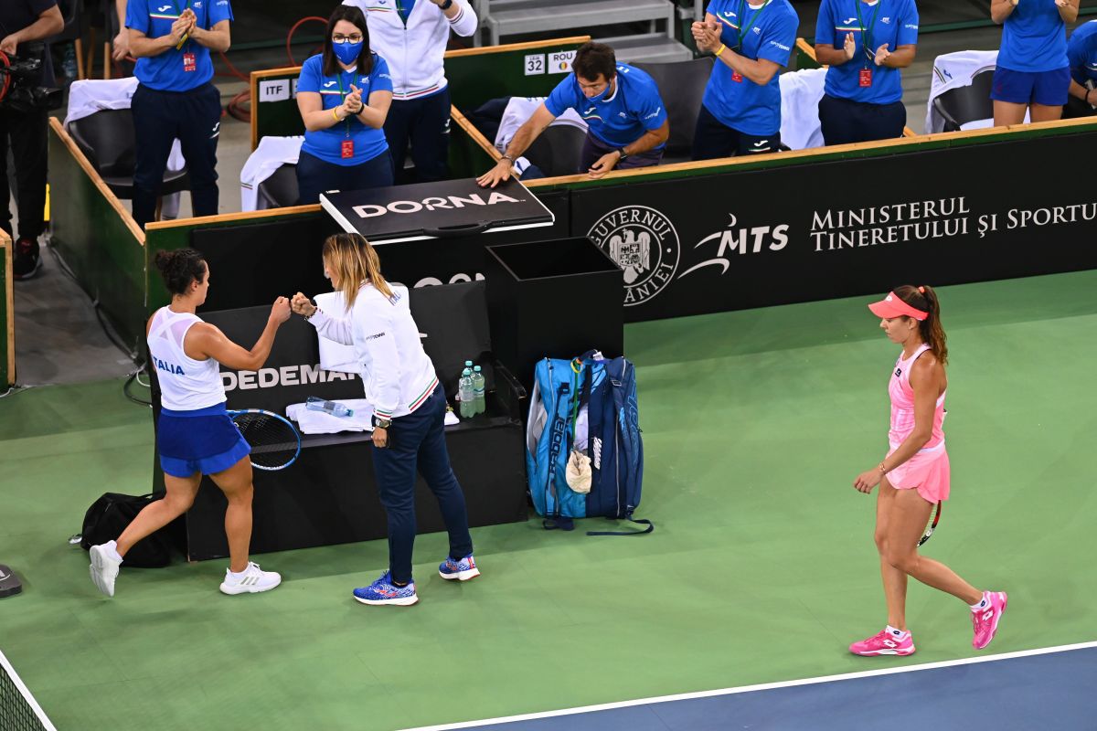 Mihaela Buzărnescu, în lacrimi după eșecul de la Billie Jean King Cup: „Am muncit ca un câine, nu mai pot îndoi picioarele”