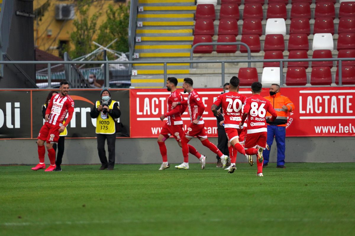 UTA - Viitorul 1-0 » Echipa lui Hagi continuă seria catastrofală! Clasamentul după primul meci din play-out