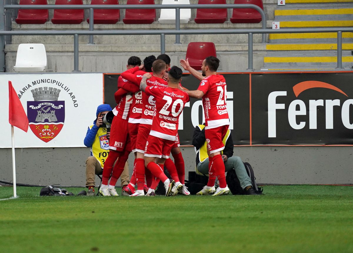 UTA - Viitorul 1-0 » Echipa lui Hagi continuă seria catastrofală! Clasamentul după primul meci din play-out