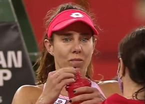 Mihaela Buzărnescu, în lacrimi după eșecul de la Billie Jean King Cup: „Am muncit ca un câine, nu mai pot îndoi picioarele”