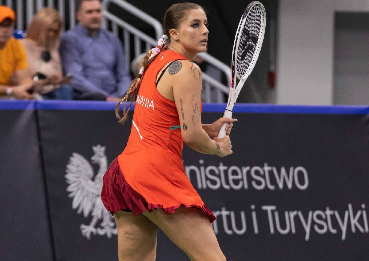 Polonia - România, Billie Jean King Cup, ziua 2: Iga Swiatek - Andreea Prisăcariu