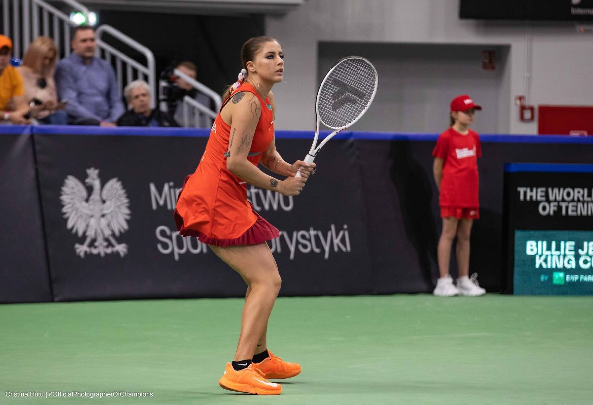 Andreea Prisăcariu, după 0-6, 0-6 cu Iga Swiatek: „Nu pot pierde, sunt de top”