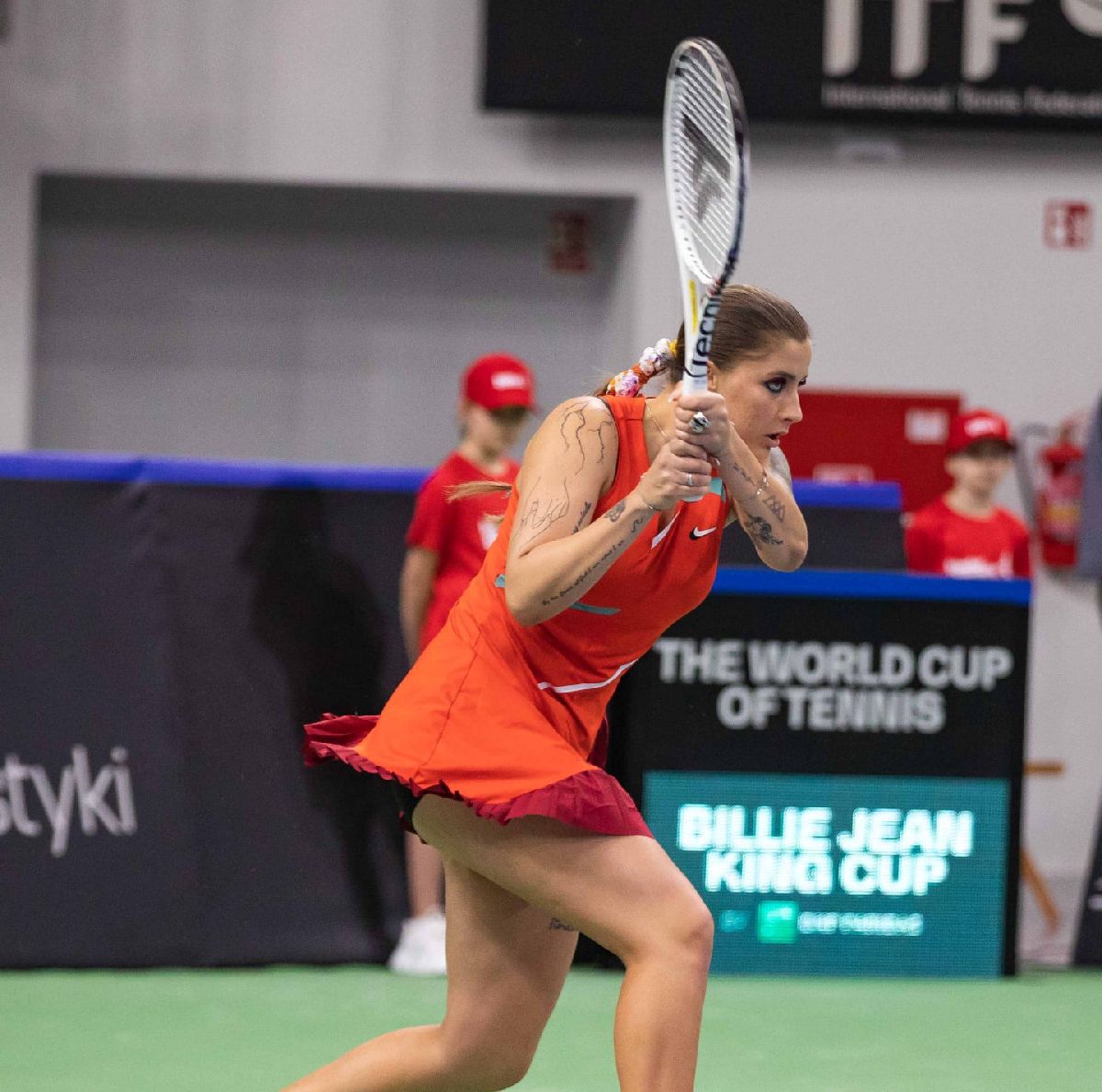 Polonia - România, Billie Jean King Cup, ziua 2: Iga Swiatek - Andreea Prisăcariu