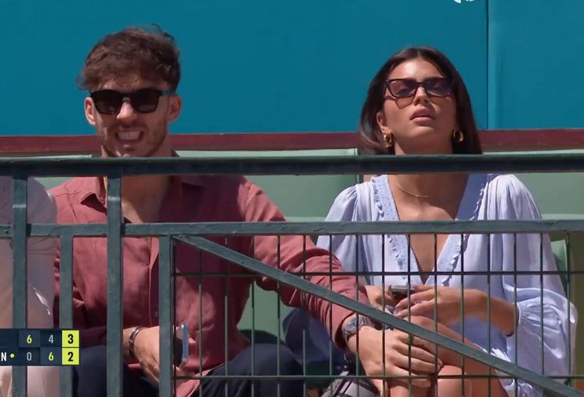 Pierre Gasly, iubita lui, Kika Cerqueira Gomes, și Charles Leclerc au atras toate privirile în ziua finalelor de la ATP Monte Carlo.