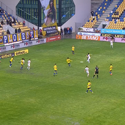 Dan Nistor, gol pentru U Cluj cu Petrolul/ foto: captură @Orange Sport