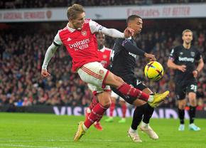 West Ham - Arsenal, în etapa #31 din Premier League, se joacă ACUM. Odegaard marchează în minutul 10