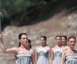 Ceremonia de aprindere a Flacării Olimpice la Archaia Olympia. Foto: Imago Images