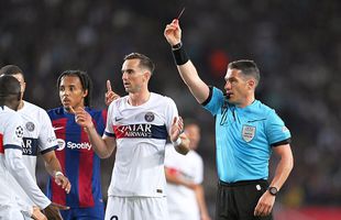 Istvan Kovacs, în prim-plan în Champions League: 3 cartonașe roșii împotriva Barcelonei și penalty pentru PSG!