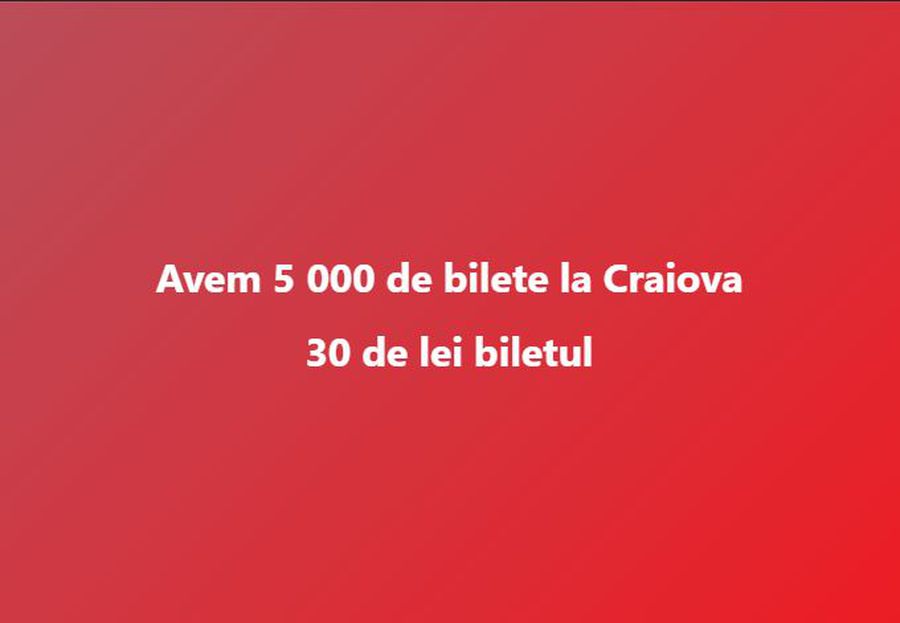 Fără suporteri acasă din cauza suspendării, Dinamo a primit un număr-record de bilete pentru deplasarea de la Craiova! Câți fani sunt așteptați în Bănie