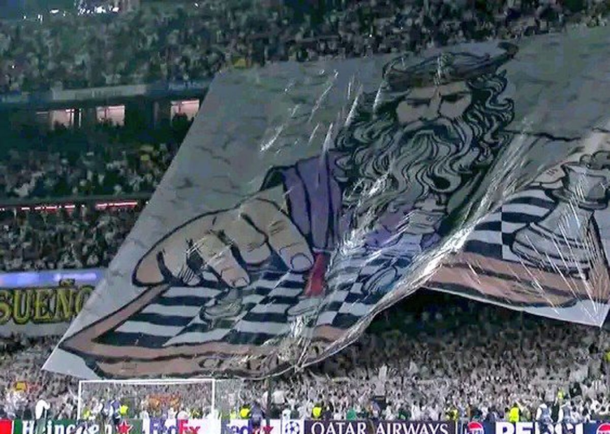 Scenografia din Real Madrid - Arsenal