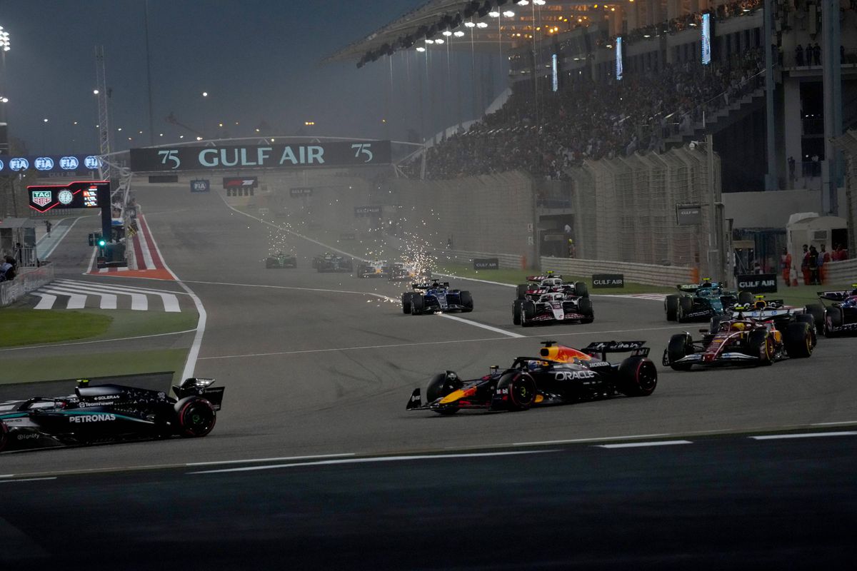 Max Verstappen, în timpul Marelui Premiu de Formula 1 din Bahrain