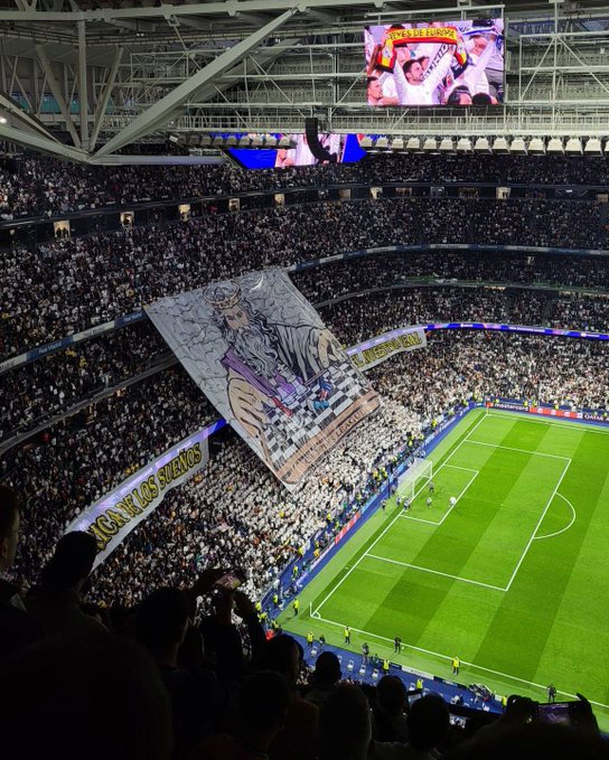 Scenografie impresionantă la Real Madrid - Arsenal