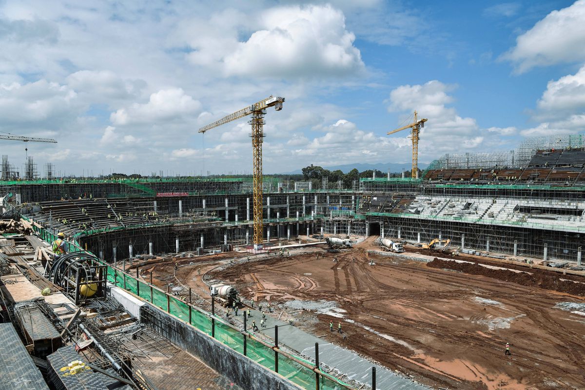 Talanta Sports Stadium, stadion construit de chinezi în Nairobi, Kenya