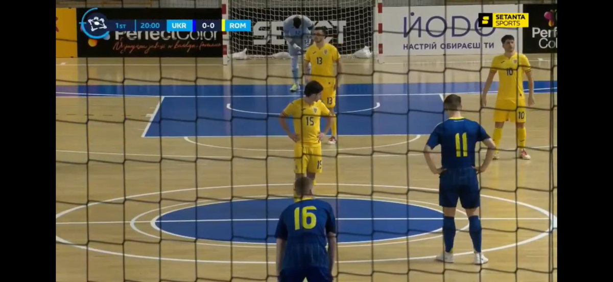 Ucraina - Romania, futsal