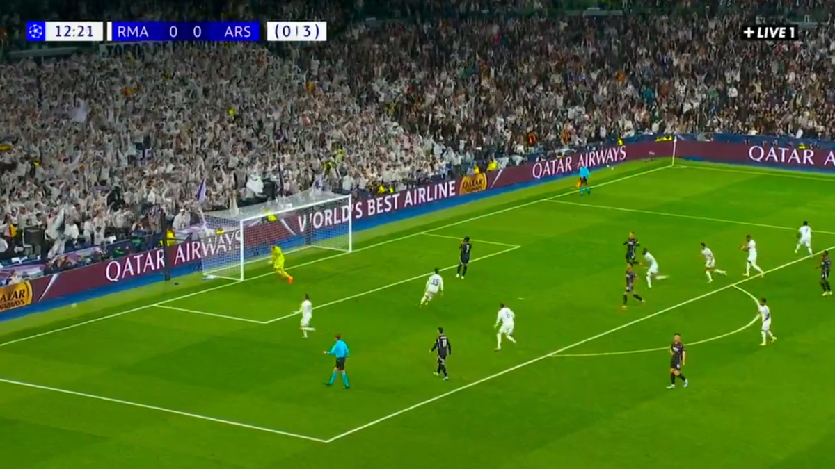 Moment important în Real Madrid - Arsenal » Și-a bătut joc de un penalty cu o „scăriță” stranie