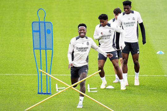 Real Madrid, antrenându-se înainte de Arsenal // foto: Imago Images