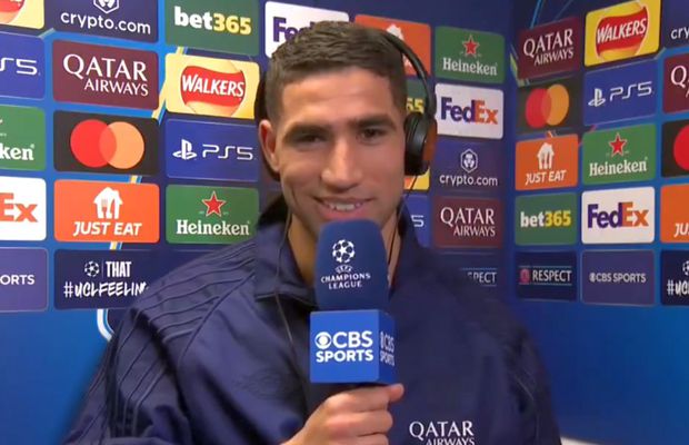 „Ești TOP 2 în lume!” » Achraf Hakimi nu s-a abținut și l-a întrebat pe Richards: „Da? Cine e celălalt?”