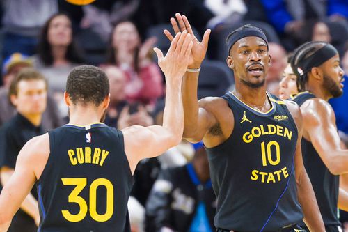 Steph Curry și Jimmy Butler/Foto: Imago Images