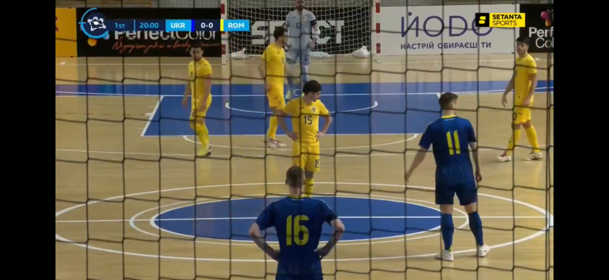 Ucraina - Romania, futsal