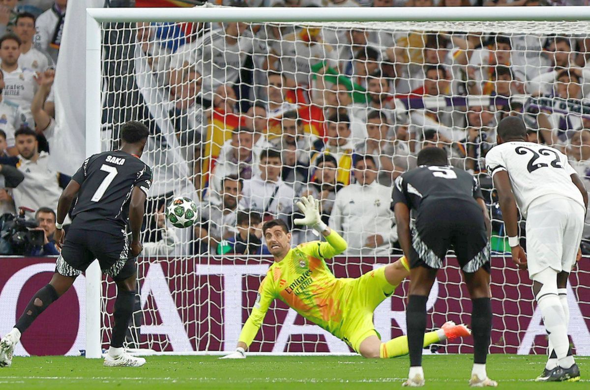 Moment important în Real Madrid - Arsenal » Și-a bătut joc de un penalty cu o „scăriță” stranie