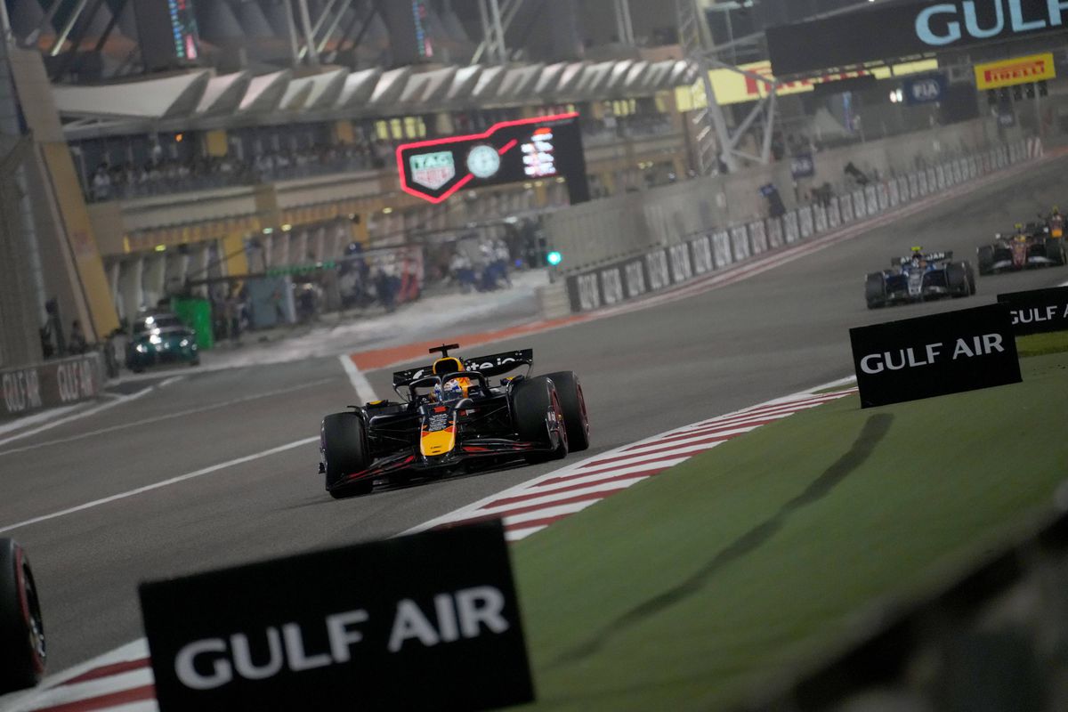 Max Verstappen, în timpul Marelui Premiu de Formula 1 din Bahrain