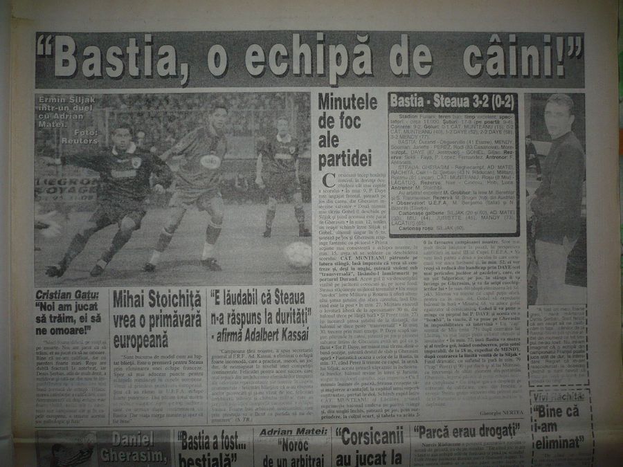 „Barbari, sălbatici, ca-n Epoca de Piatră!” » Cel mai dur meci jucat vreodată de o echipă românească? „De frică, am stat 3-4 ore închiși în vestiar!”