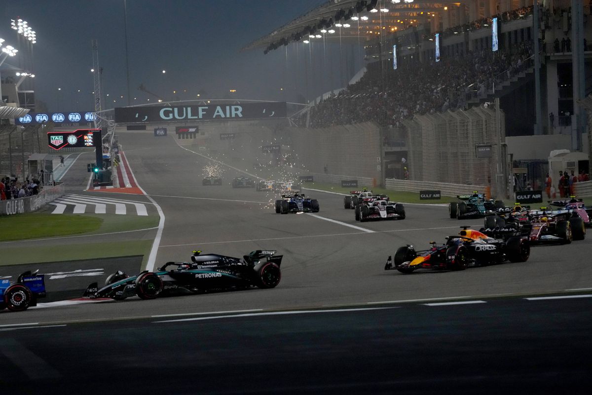 Max Verstappen, în timpul Marelui Premiu de Formula 1 din Bahrain