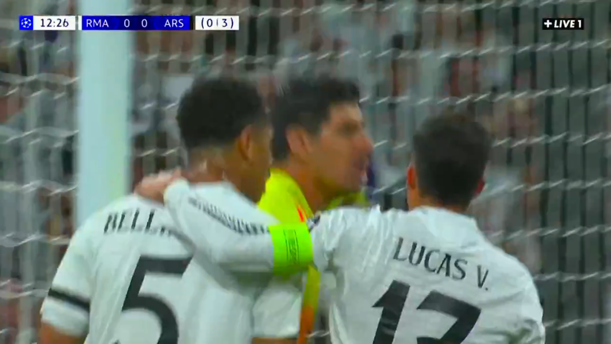 Bukayo Saka și-a bătut joc de un penalty în Real Madrid - Arsenal