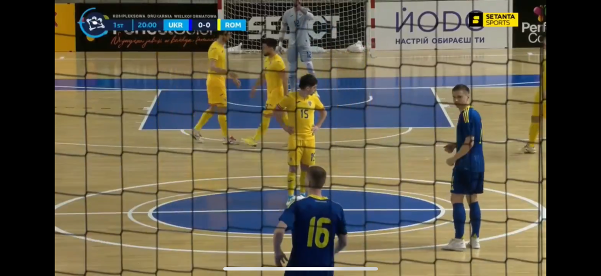 Ucraina - Romania, futsal