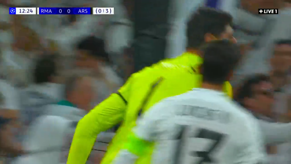 Moment important în Real Madrid - Arsenal » Și-a bătut joc de un penalty cu o „scăriță” stranie