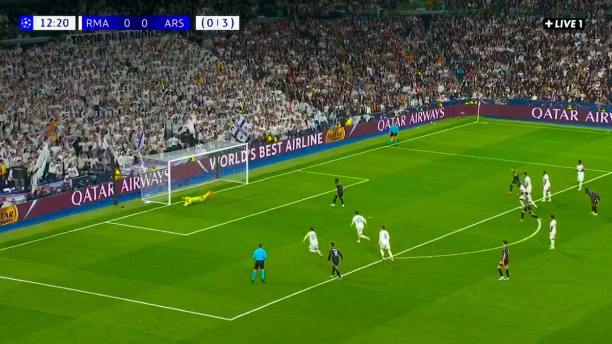 Moment important în Real Madrid - Arsenal » Și-a bătut joc de un penalty cu o „scăriță” stranie