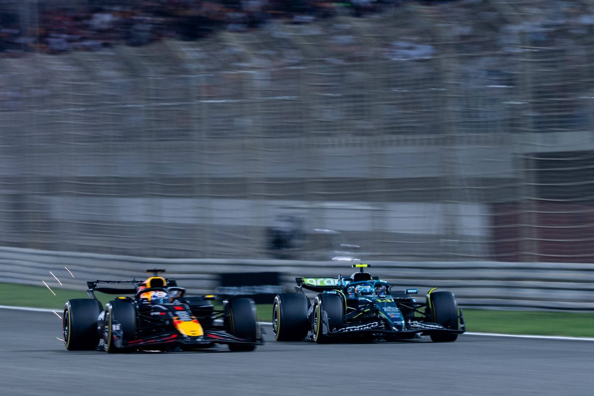 Max Verstappen, în timpul Marelui Premiu de Formula 1 din Bahrain