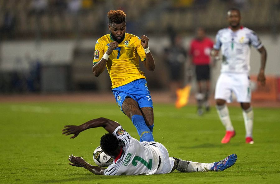 Aaron Boupendza în tricoul naționalei // foto: Imago Images Președintele Gabonului, la vestea morții lui Aaron Boupendza: „A adus onoare fotbalului gabonez. Simt o uriașă tristețe”